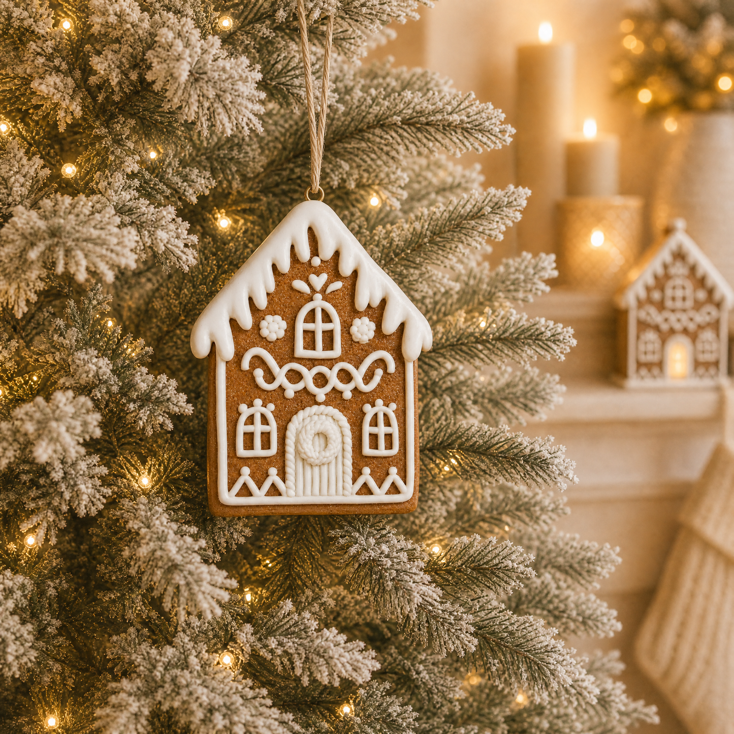 Bunting Gable Loft Cottage Ornament