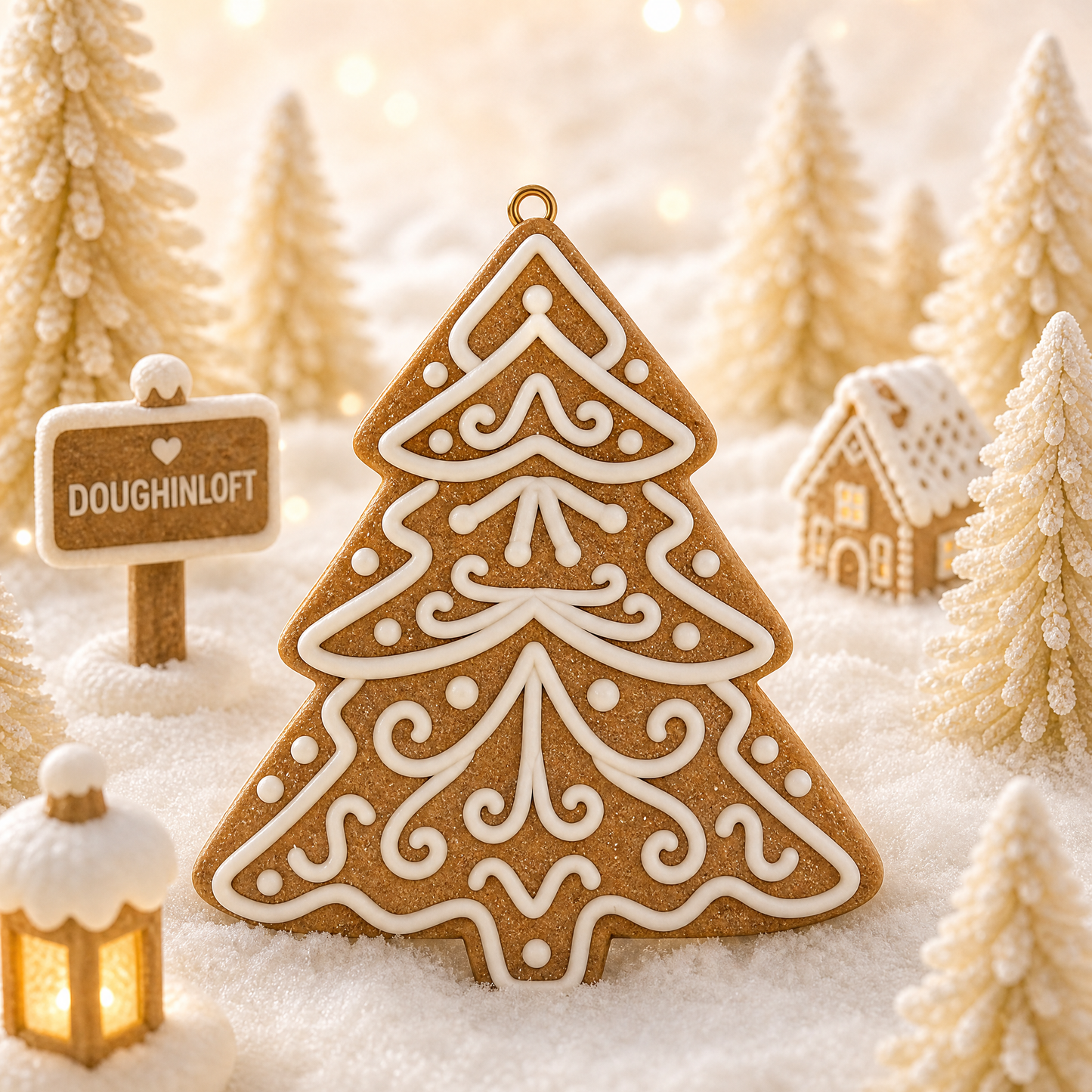 Piped Fir Tree Ornament
