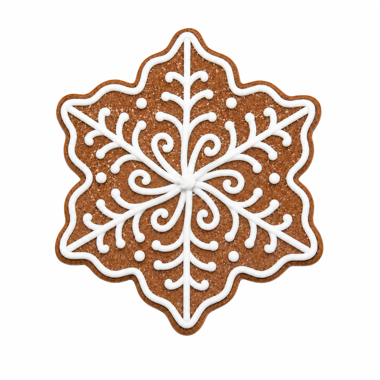 Piped Snowflake Ornament