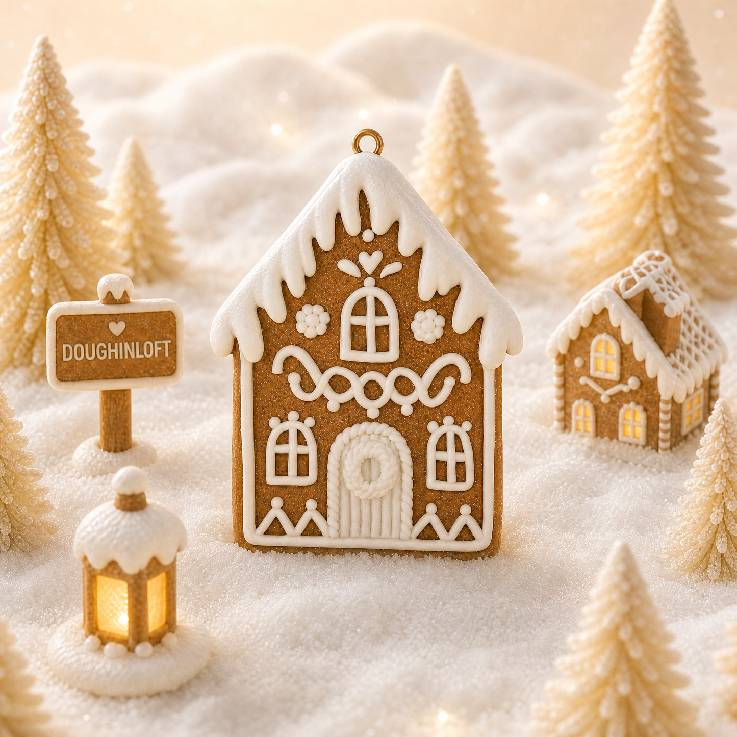 Bunting Gable Loft Cottage Ornament